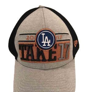 New Era LA Dodgers 2017 Postseason “Take 17” Snapback Hat - Gray/Black